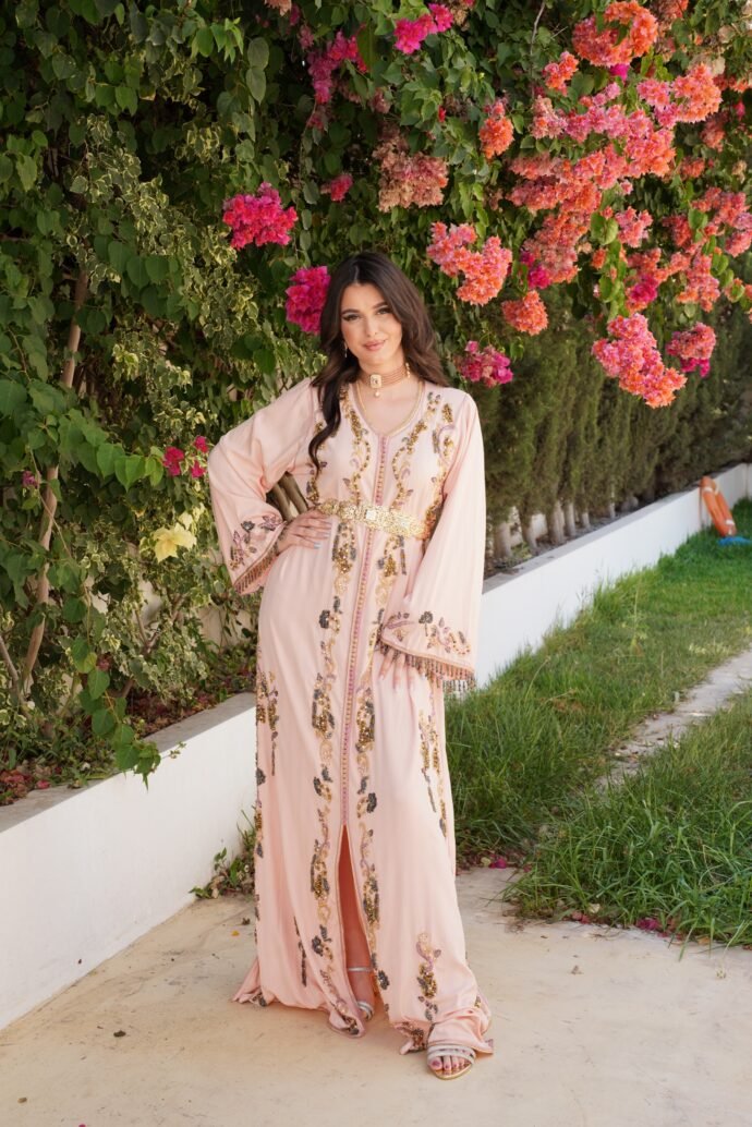 Caftan layali corail - Image 5
